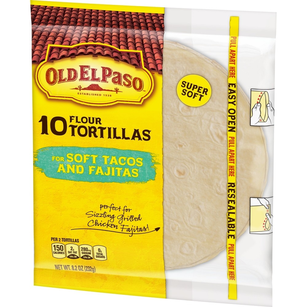 Old El Paso Soft Tacos & Fajitas Shells 10 ct; 8.2 oz Shipt
