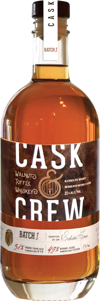 slide 1 of 1, Cask & Crew Walnut Toffee Whiskey, 750 ml