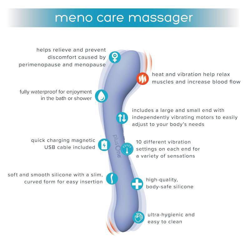 slide 8 of 10, plusOne Meno Care Massager 1 ea, 1 ct