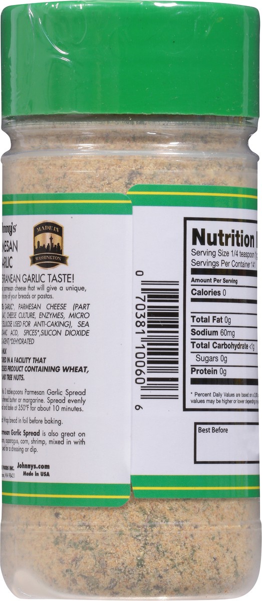 slide 2 of 9, Johnny's Parmesan Garlic Seasoning - 5 oz, 5 oz
