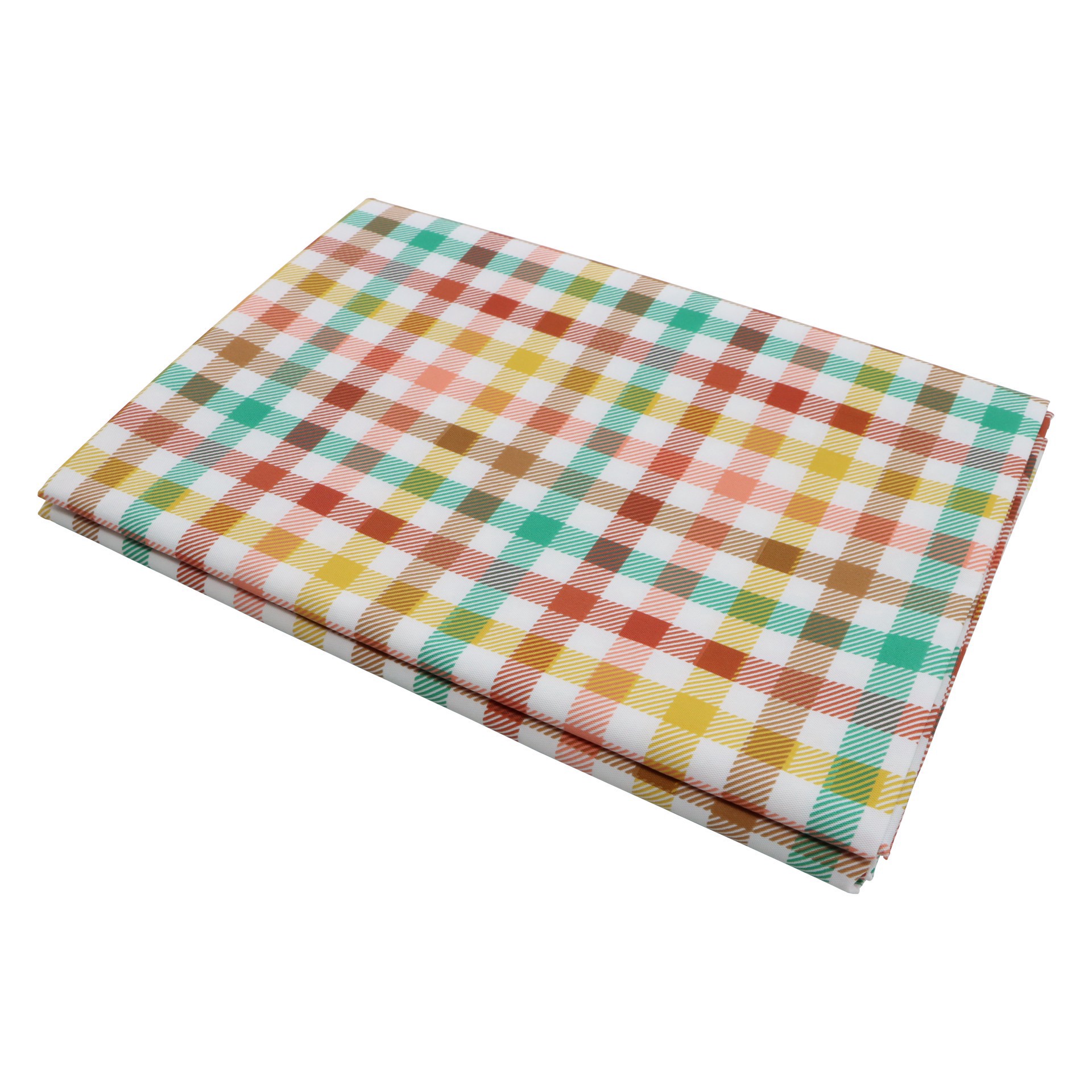 slide 2 of 3, 70" Multicolor Plaid Table Cover By Celebrate It, 70 in