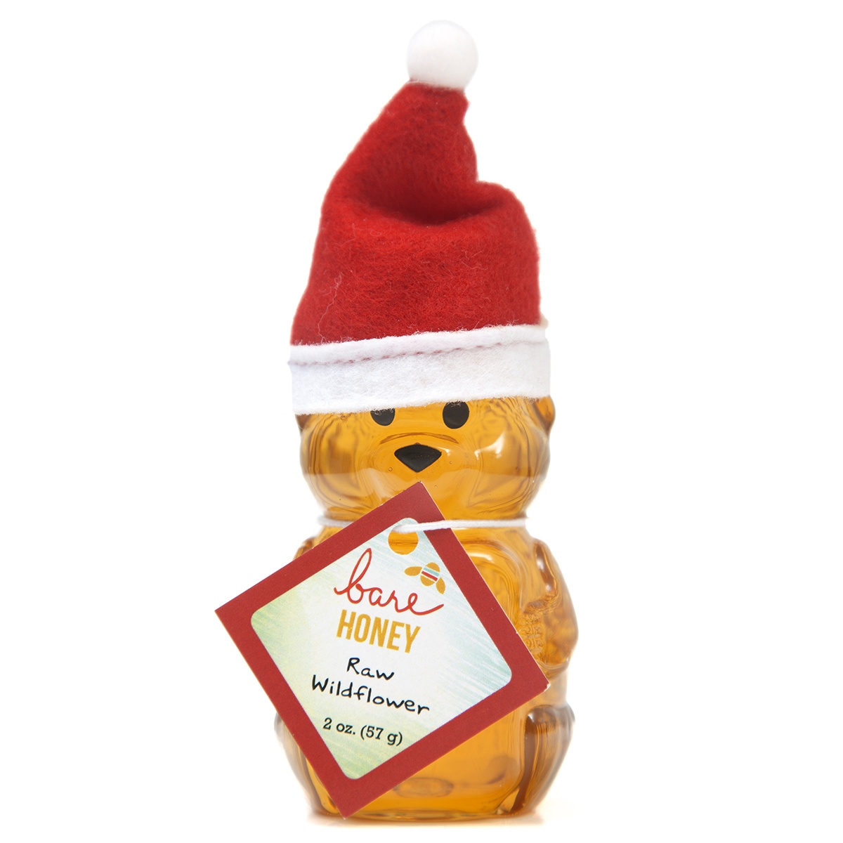 slide 1 of 1, Bare Honey Bare Mini Honey Santa Bear, 2 oz