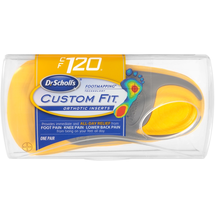 slide 1 of 1, Dr. Scholl's Custom Fit Cf120 Orthotic Inserts, 1 pair