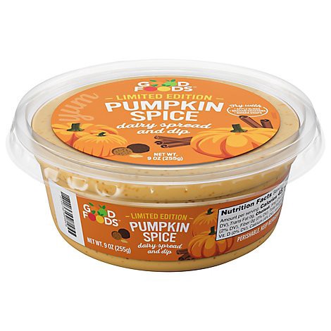 slide 1 of 1, Good Foods Pumpkin Spice Dip - 9 OZ, 9 oz