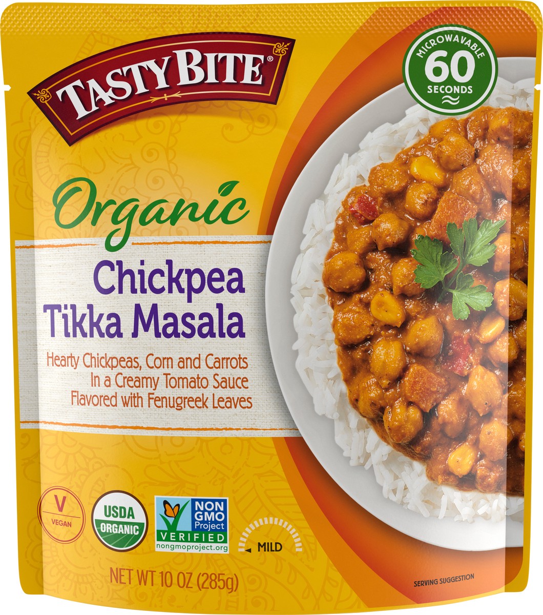 slide 3 of 3, Tasty Bite Chickpea Tikka Masala, 10 oz