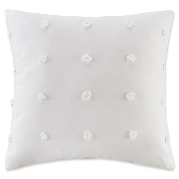 slide 1 of 4, Urban Habitat Brooklyn Square Throw Pillow - Ivory, 1 ct