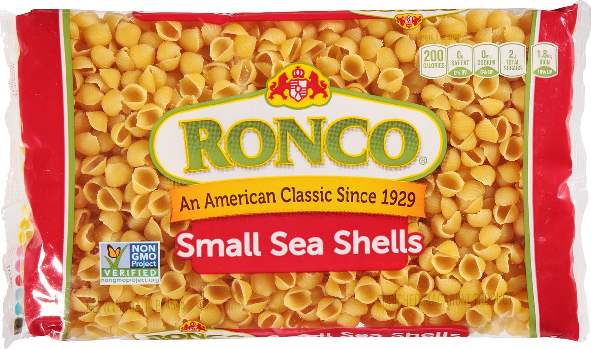 slide 9 of 9, Ronco Small Sea Shells, 16 oz