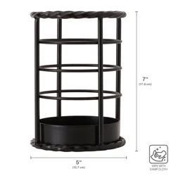 Kamenstein Pfaltzgraff Awara Utensil Holder Black