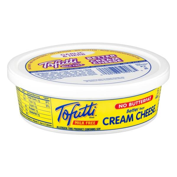 slide 1 of 3, Tofutti Garlic Herb Cream Cheese, 8 oz