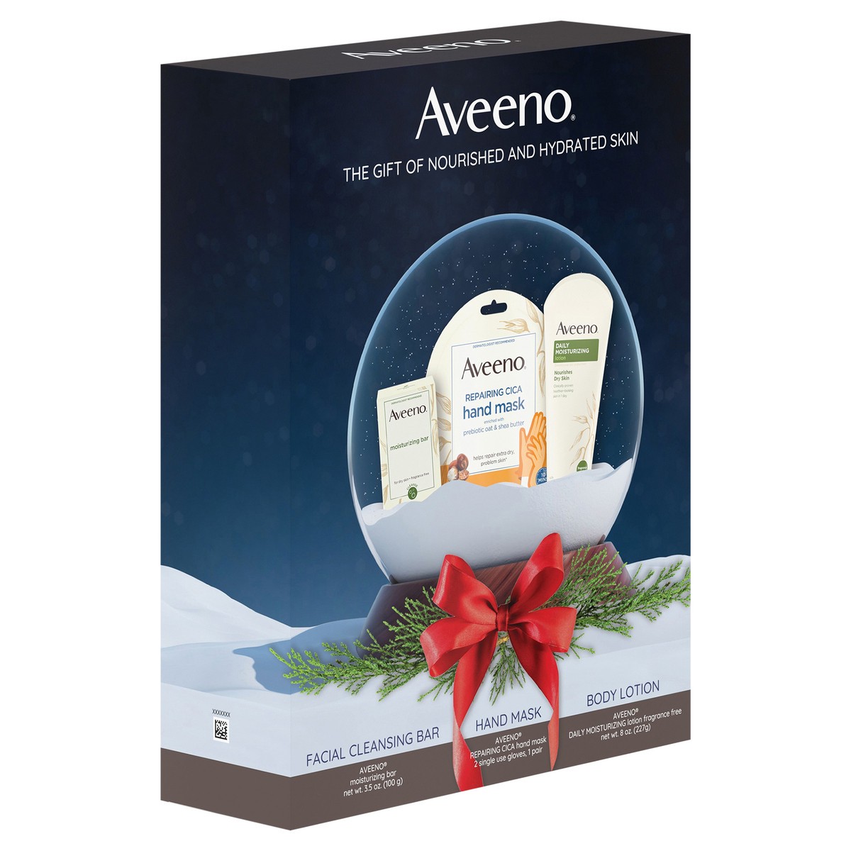 slide 12 of 13, Aveeno Holiday Hand & Body Skincare Gift Set, 3 items, 1 ct