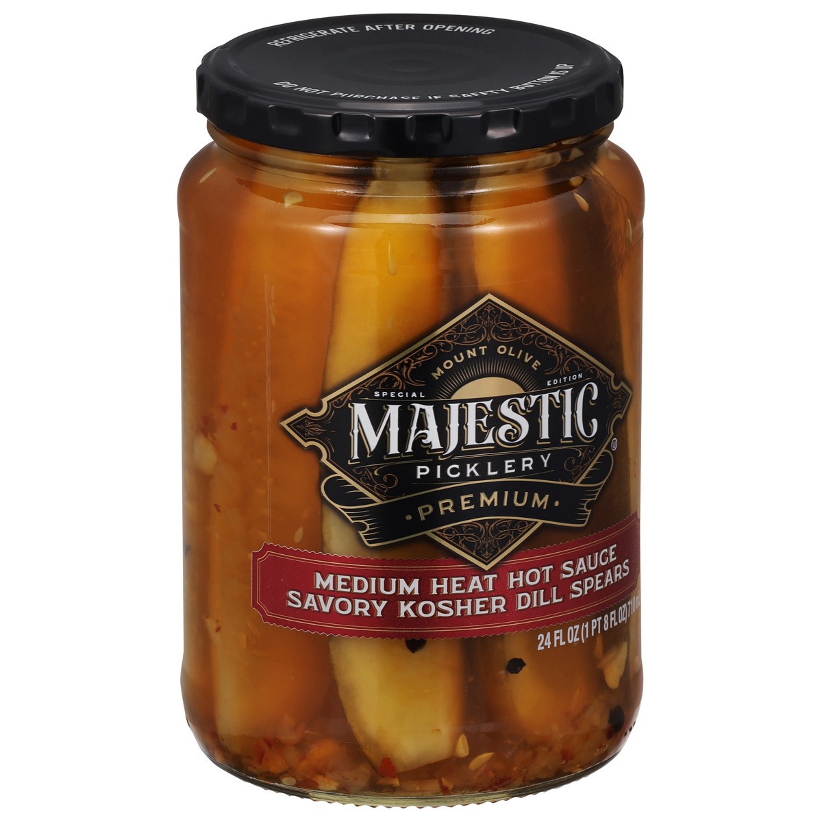 slide 9 of 14, Majestic Savry Kosher Dill Spears - 24 oz, 24 oz