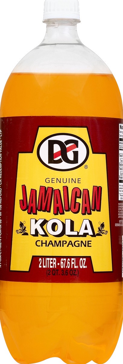 slide 4 of 4, Tropical Fantasy DG Genuine Jamaican Champagne Kola - 2ltr, 2 liter