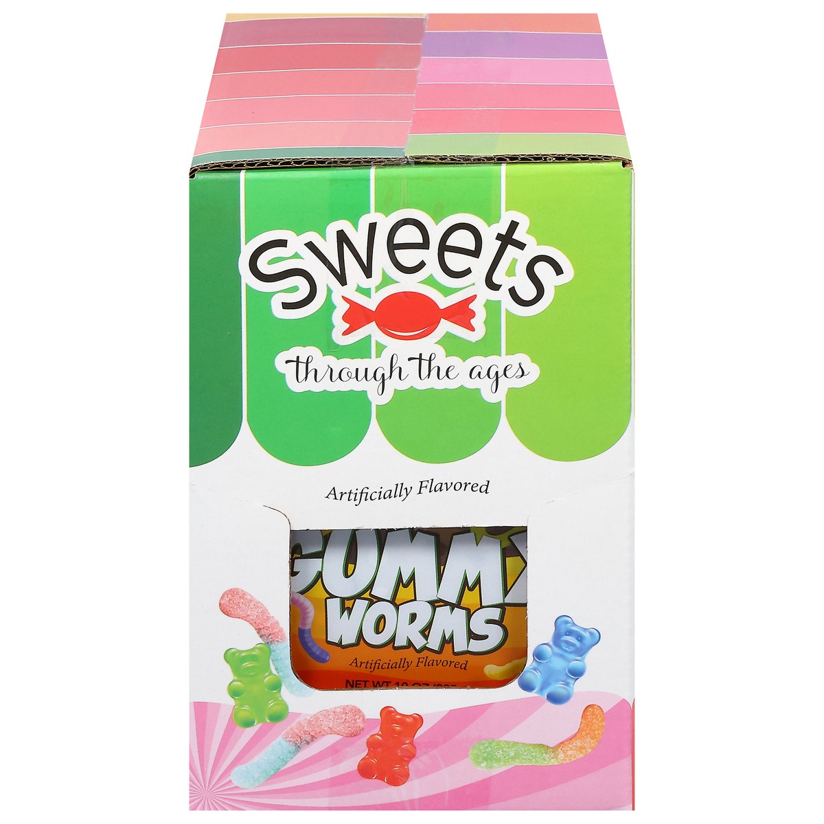 slide 4 of 4, Sweets Tta Tub Gummy Worms 10 Oz, 10 oz