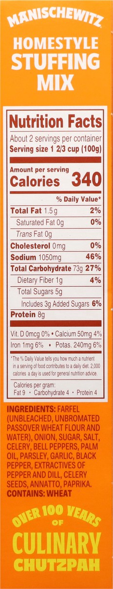 slide 6 of 14, Manischewitz Homestyle Stuffing Mix 6 oz, 6 oz