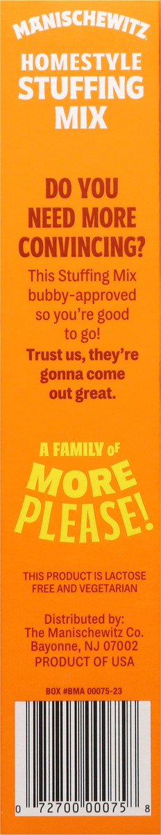 slide 7 of 14, Manischewitz Homestyle Stuffing Mix 6 oz, 6 oz