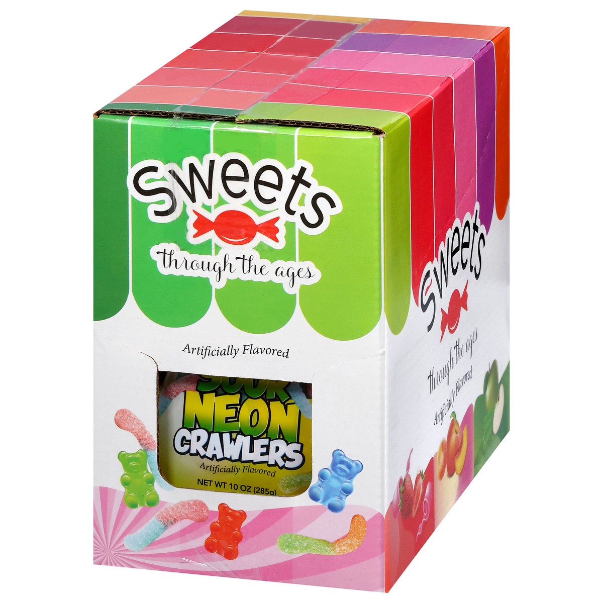 slide 4 of 4, Sweets Tta Tub Gummy Worm Sour 10 Oz, 10 oz