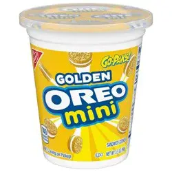 OREO Mini Golden Sandwich Cookies, Go-Pak, 3.5 oz