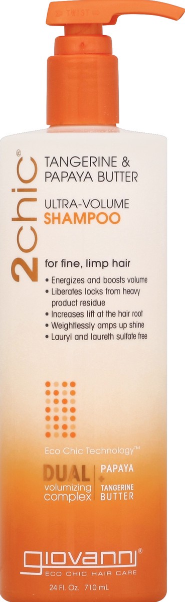 slide 2 of 2, Giovanni 2chic Ultra Volume Shampoo With Tangerine & Papaya Butter, 24 oz