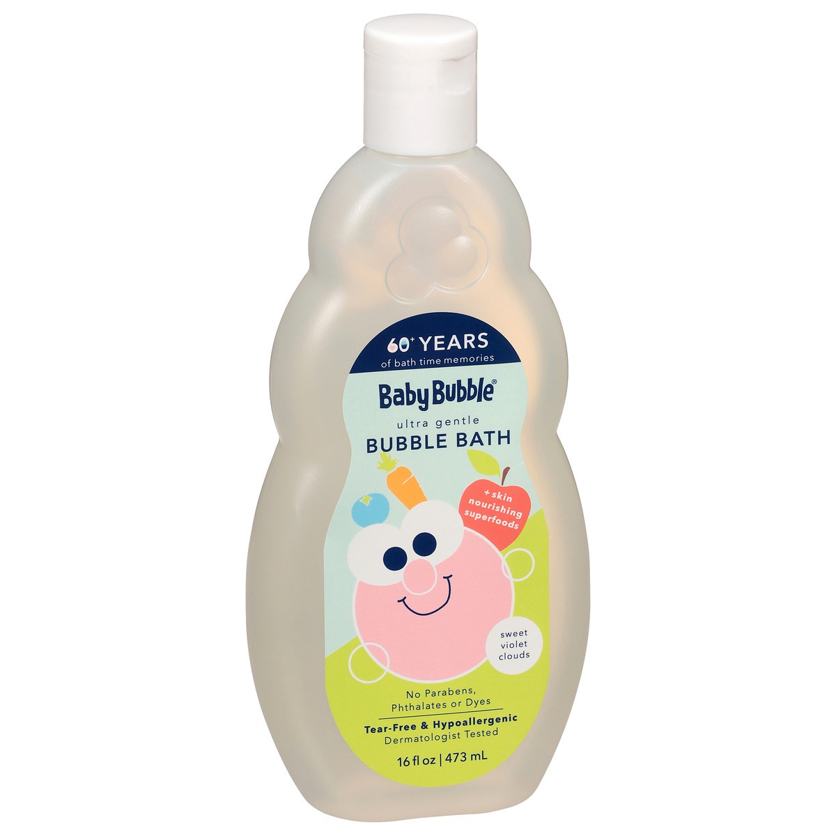 slide 2 of 4, Baby Bubble Sweet Violet Bubble Bath 16 Ounces, 16 oz