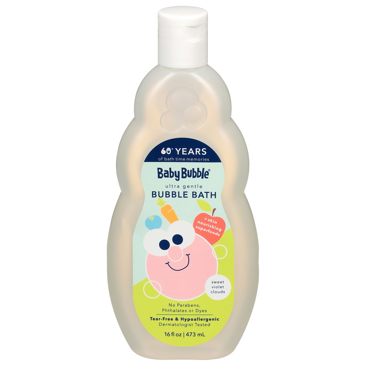 slide 1 of 4, Baby Bubble Sweet Violet Bubble Bath 16 Ounces, 16 oz