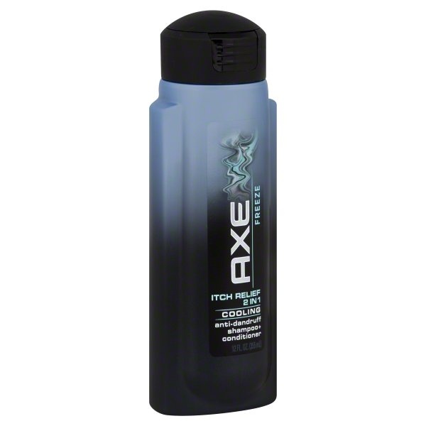 slide 1 of 1, AXE Shampoo + Conditioner, 2 In 1, Anti-Dandruff, Freeze, 12 oz
