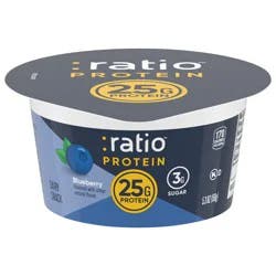 :ratio Yogurt Protein Cultured Dairy Snack, Blueberry, 25g Protein, 5.3 OZ