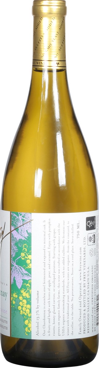 slide 6 of 9, Frey Organic California Chardonnay 750 ml, 750 ml