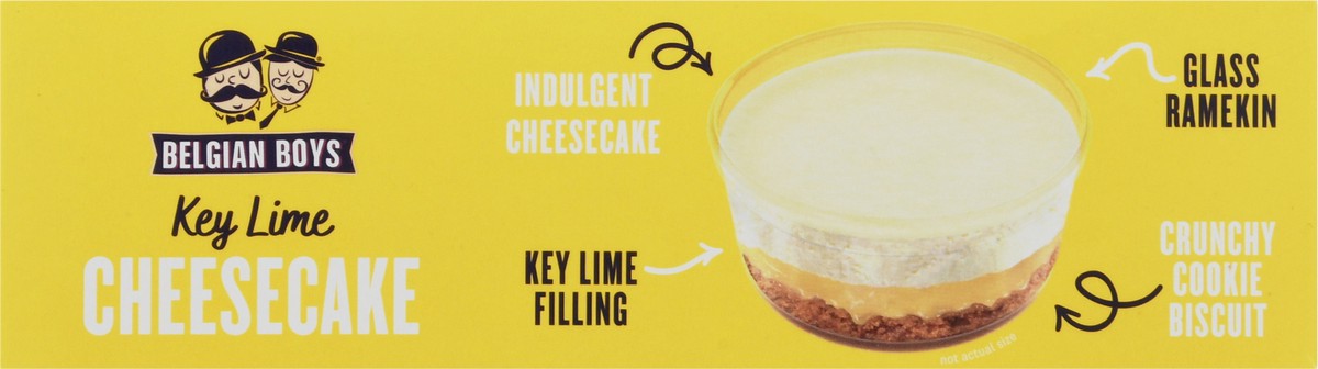 slide 7 of 14, Belgian Boys Key Lime Cheesecake, 6 oz