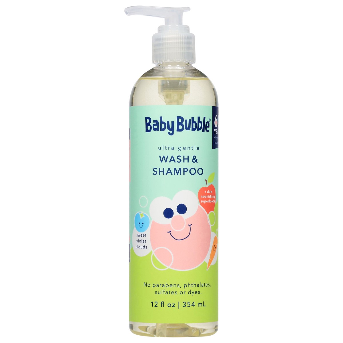 slide 2 of 4, Baby Bubble Shampoo And Body Wash 12 Ounces, 12 oz