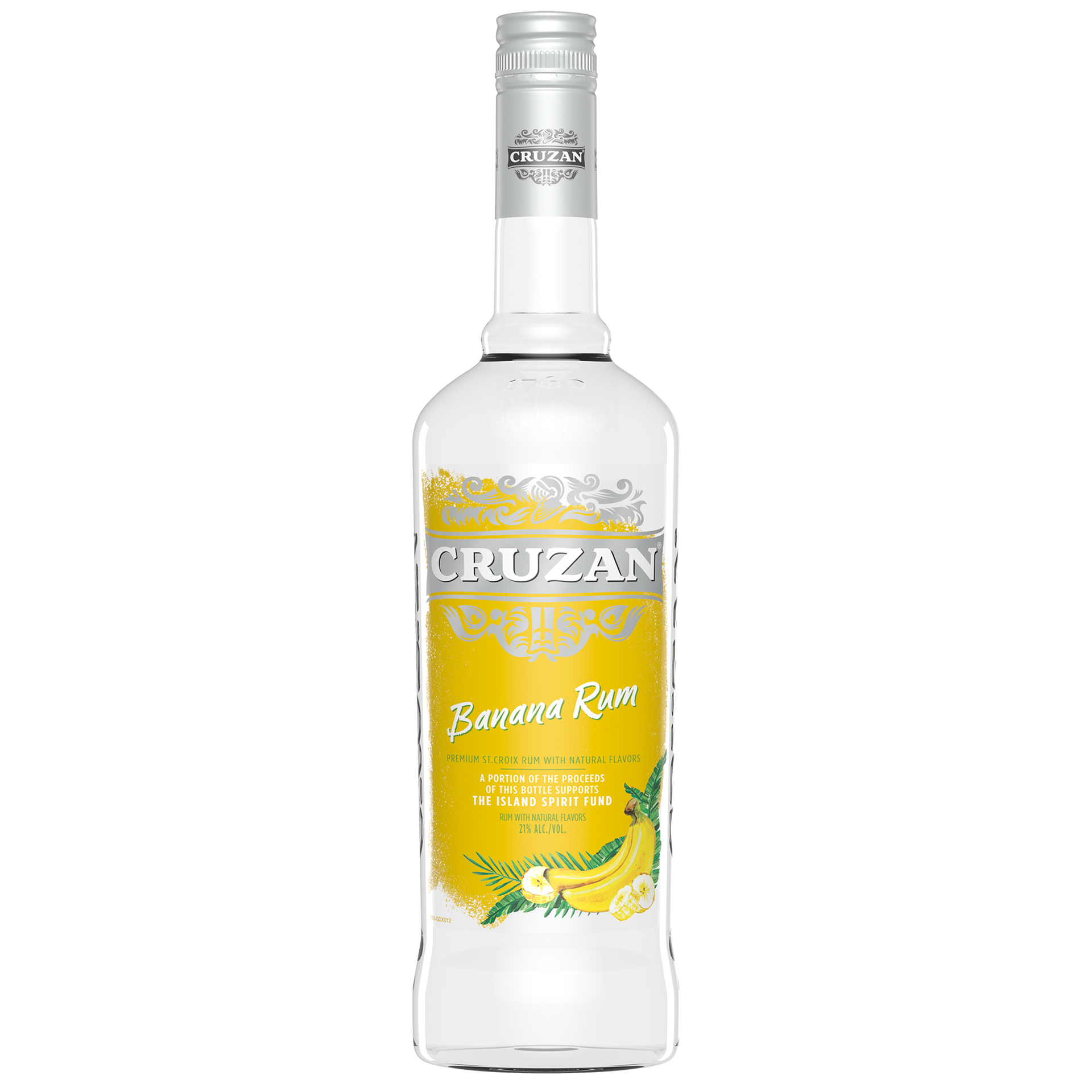slide 1 of 4, Cruzan Banana Flavored Rum 750 ml, 750 ml