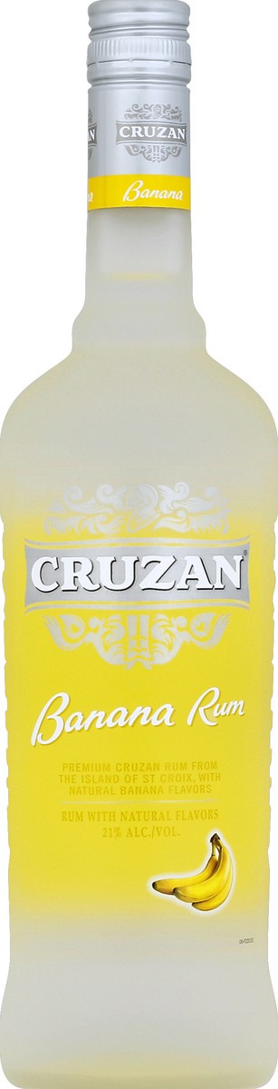 slide 1 of 3, Cruzan Banana Flavored Rum 750 ml, 750 ml