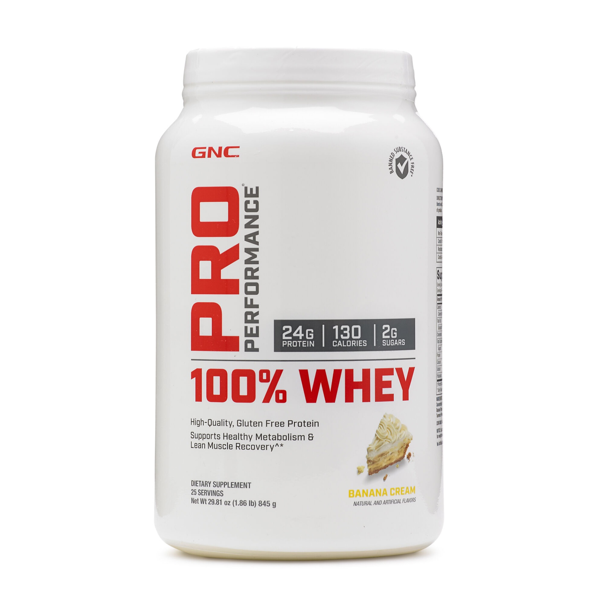 slide 1 of 1, GNC Pro Performance 100% Whey - Banana Cream, 1 ct