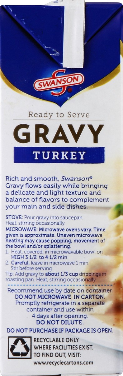 slide 2 of 4, Swanson Ready To Serve Turkey Gravy, 18.3 oz