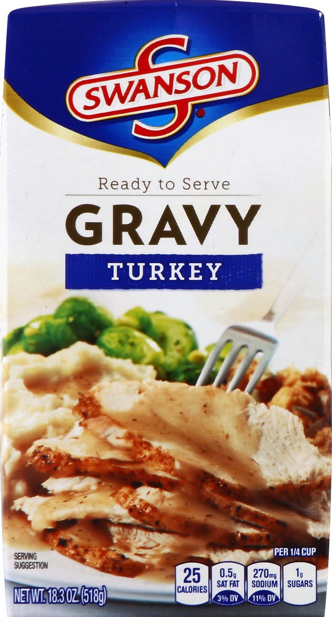 slide 4 of 4, Swanson Ready To Serve Turkey Gravy, 18.3 oz