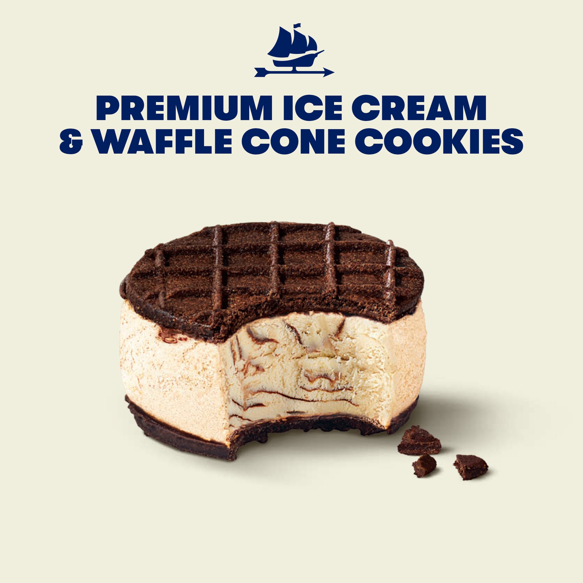 slide 6 of 6, Tillamook Peanut Butter Chocolate Ice Cream Sandwich - 12oz/4ct, 4 ct; 12 oz