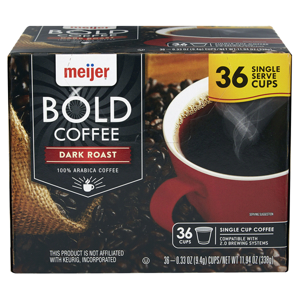 slide 1 of 1, Meijer Bold Coffee Pod, 36 ct