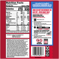 slide 4 of 9, Tyson Frozen Stuffed Chicken Breasts Cordon Bleu, 2 Count, 2 ct