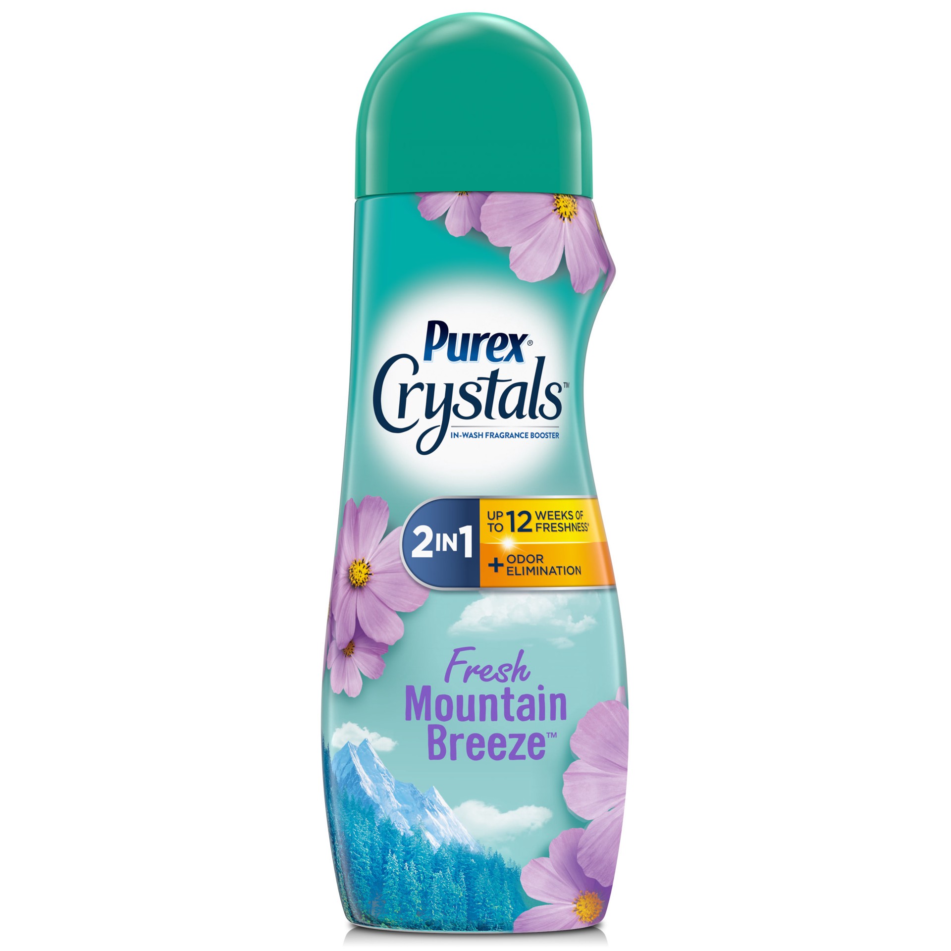 slide 1 of 2, Purex Crystals In-Wash Fragrance and Scent Booster, Fresh Mountain Breeze, 21 Ounce, 21 oz
