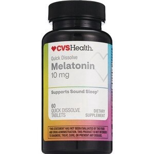 slide 1 of 1, CVS Health Quick Dissolve Melatonin Tablets, 60 Ct, 1 ct