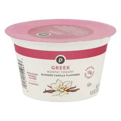 Publix Yogurt, Authentic Greek, Lowfat, Blended Vanilla Flavored