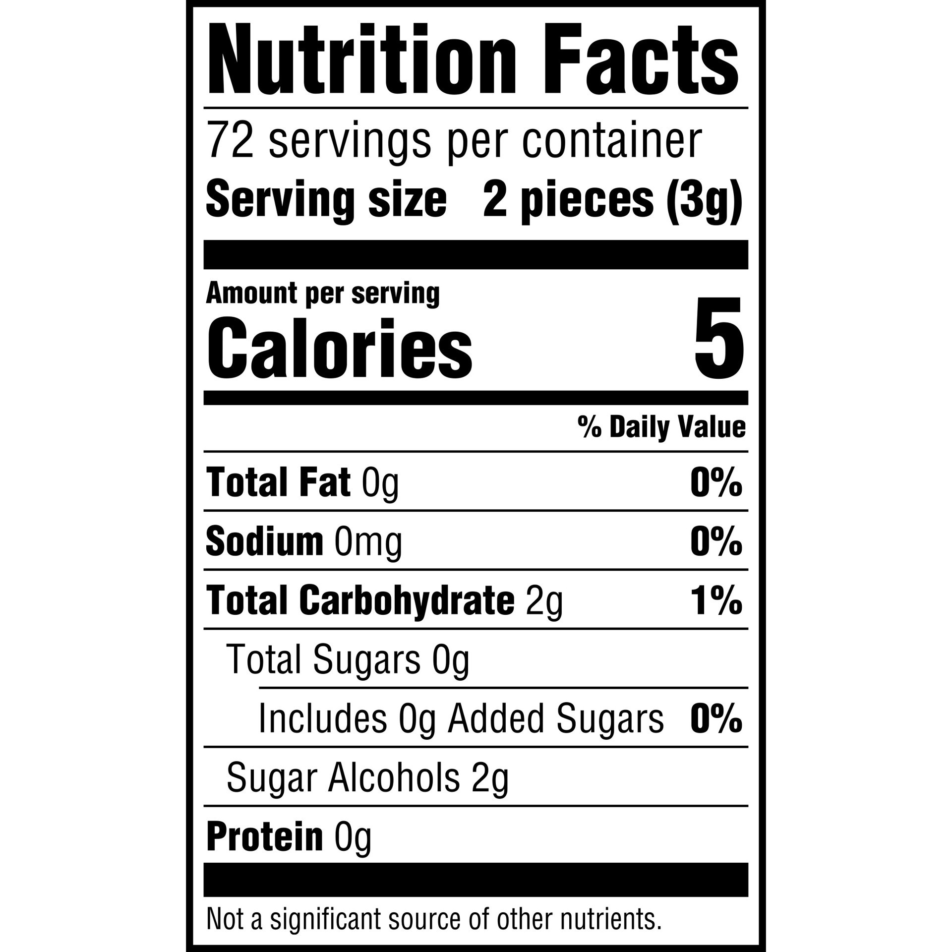 slide 3 of 6, ECLIPSE Peppermint Sugarfree Gum, 8 Packs, 8 ct