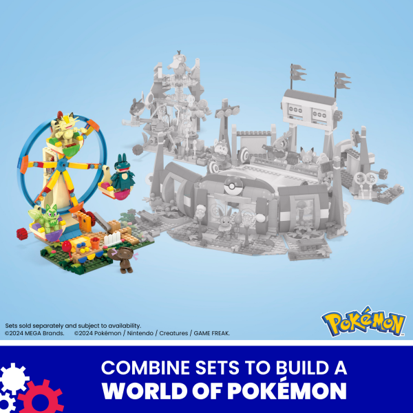 slide 8 of 29, MEGA BLOKS MEGA Pokémon Ferris Wheel Fun, 1 ct