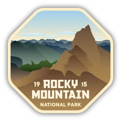 Stickers Northwest Rocky Mountain National Park Vinyl Sticker