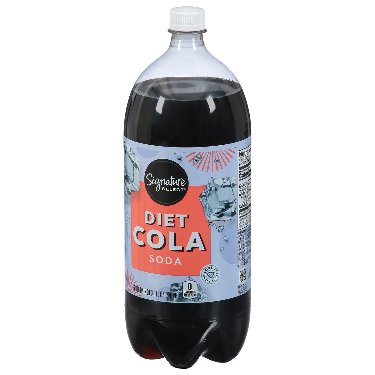 slide 11 of 14, Signature Select Diet Cola Soda - 2 liter, 67.6 oz