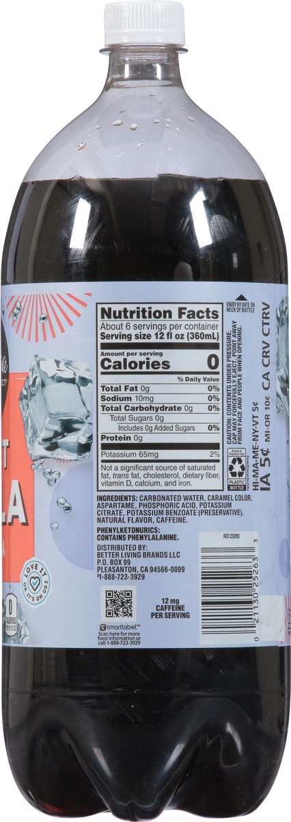 slide 7 of 14, Signature Select Diet Cola Soda - 2 liter, 67.6 oz