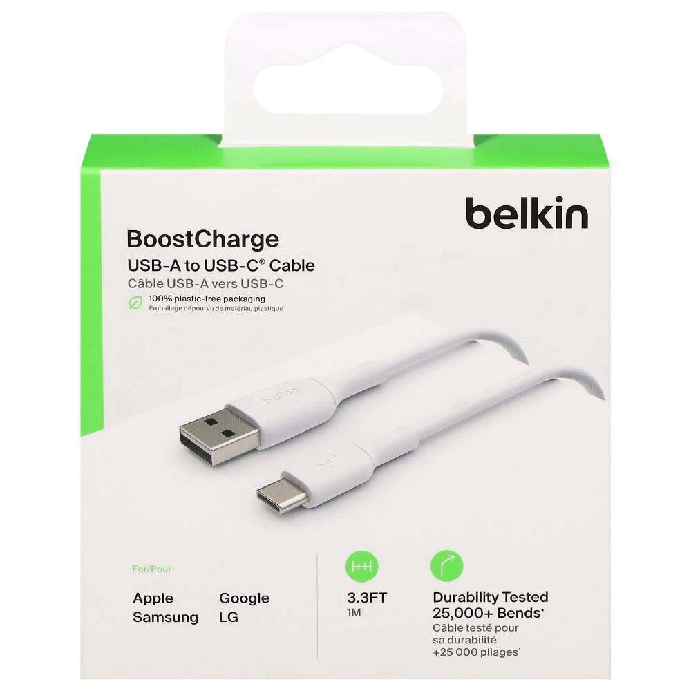 slide 1 of 2, Belkin USB-A to USB-C® Cable, 1 ct