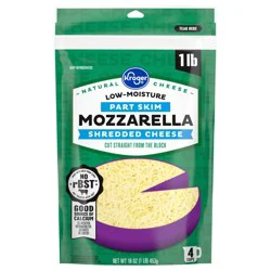 Kroger® Low Moisture Part Skim Mozzarella Shredded Cheese