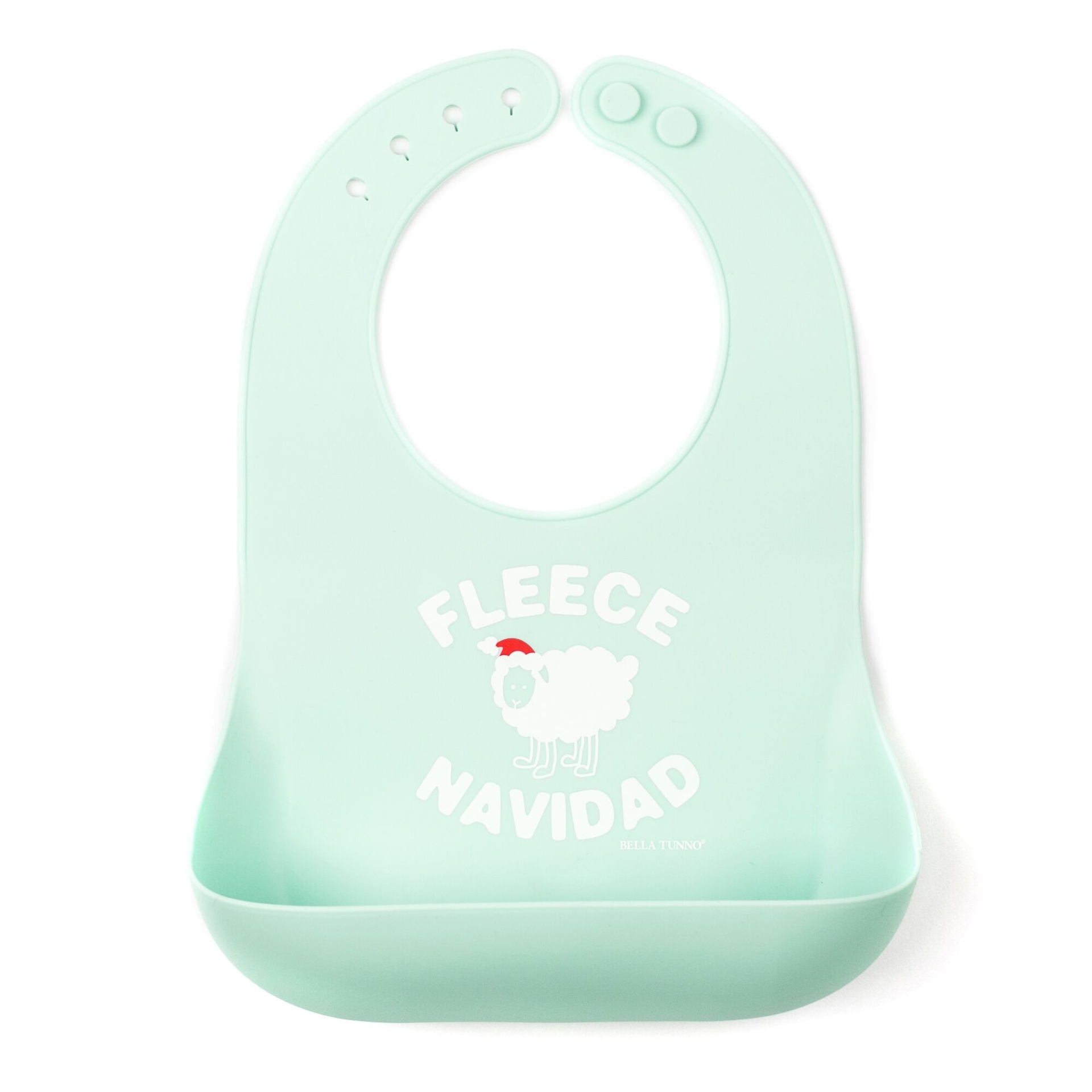 slide 1 of 1, Bella Tunno Fleece Navidad Wonder Bib, 1 ct