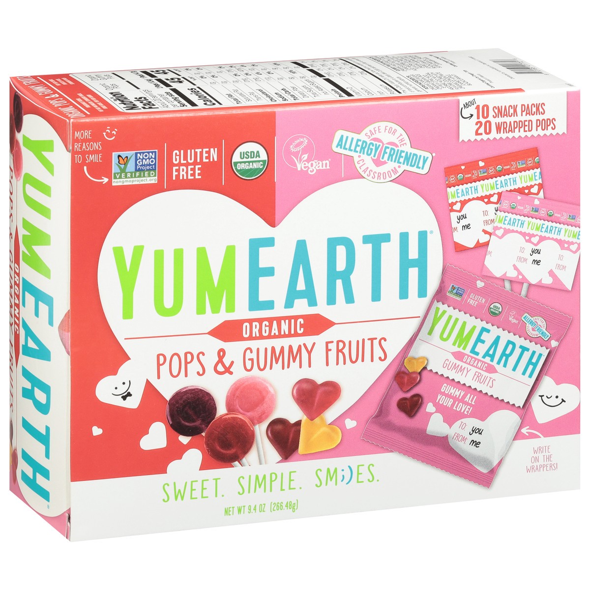 slide 3 of 17, YumEarth Organic Pops & Gummy Fruits 9.4 oz, 8.2 oz
