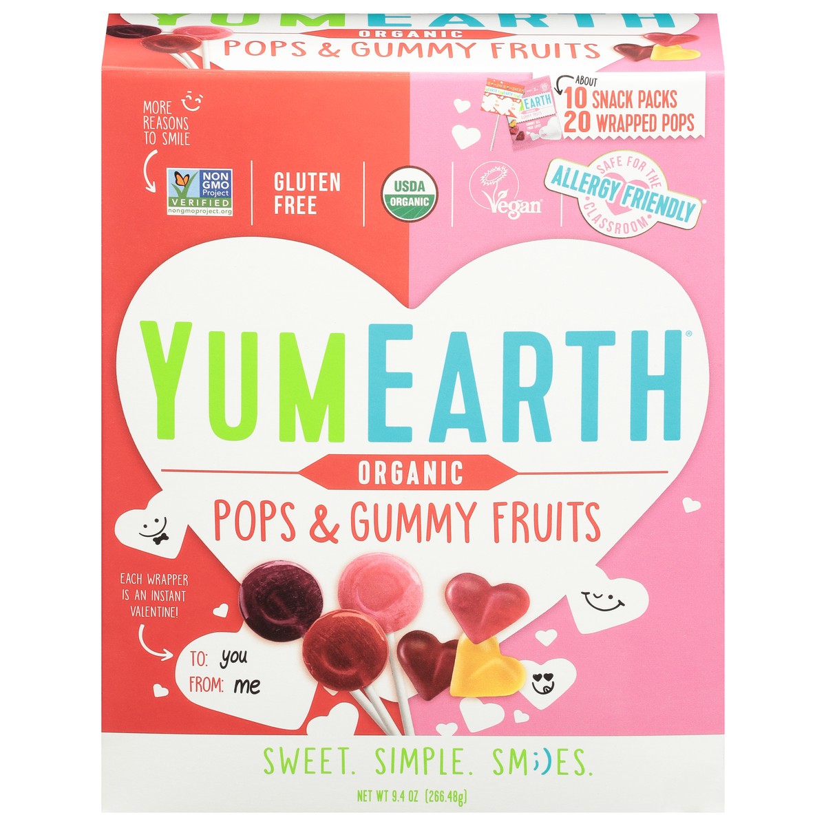 slide 15 of 17, YumEarth Organic Pops & Gummy Fruits 9.4 oz, 8.2 oz